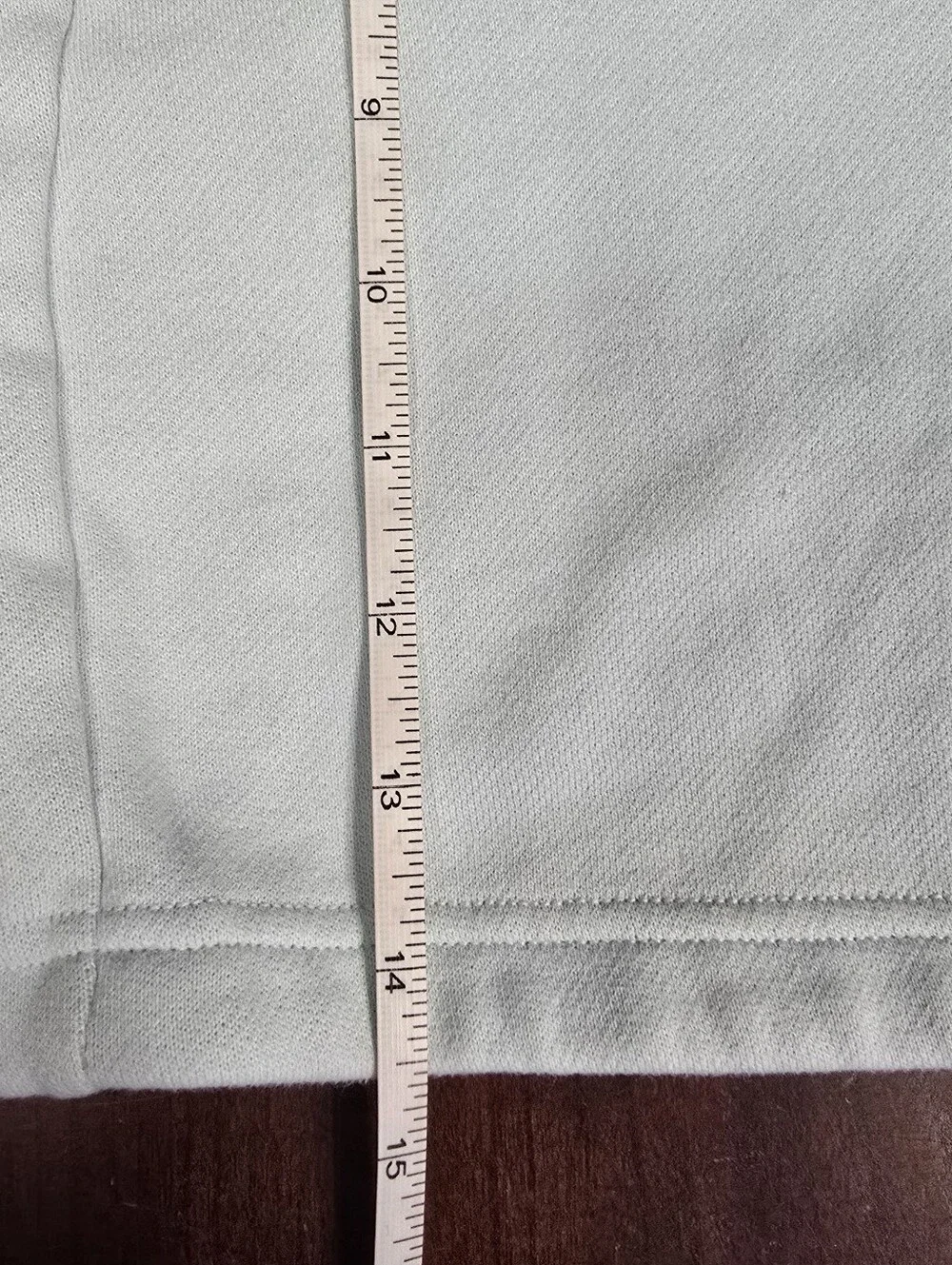 Lululemon Collegiate Logo Fleece Shorts XXS Icy Blue Preppy Athleisure